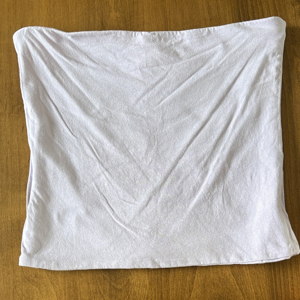Essentials Soft Lavender Tube Top